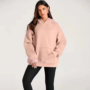 Custom Winter Hoodies Women Sherpa <b>Fur</b> Heavy Fleece <b>Lined</b> <b>Hoodie</b> Embroidery Warm Fluffy <b>Hoodie</b> Full Sleeve Length - Product Image 5