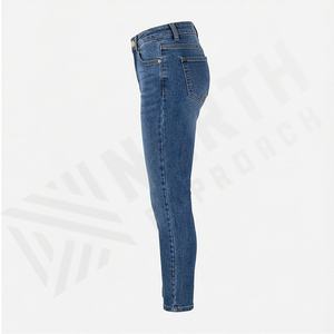 <b>Women's</b> High Waisted Relaxed Fit <b>Stretch</b> <b>Jeans</b> Ripped Pants Straight New Style Trending <b>Women</b> Denim <b>Jeans</b> <b>Stretch</b> Trousers - Product Image 3