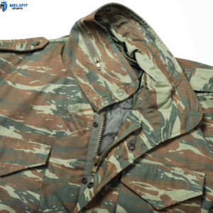 Veste de chasse camouflage, hiver, respirante, coupe-vent, écologique, Ripstop, grande taille, hommes, vente en gros au Pakistan, haute qualité, sur mesure - Product Image 4