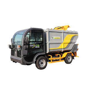 Mini camion della spazzatura elettrico per la vendita di piccoli rifiuti di raccolta del veicolo compatto caricatore posteriore camion di riciclaggio - Product Image 2