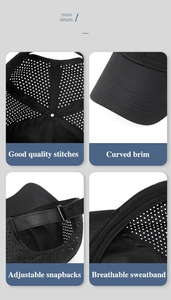 Gran oferta, gorras de béisbol clásicas con bordado 3D de 5 paneles, gorra de béisbol personalizada de 6 paneles de alta calidad - Product Image 3