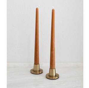 Bougeoir Tapper en aluminium plaqué or Bougeoir de luxe pour mariage et maison Décoration de table 22 mm - Product Image 4