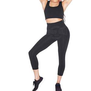Leggings Deportivos Transpirables de Cintura Media para Mujer, Más Vendidos, con Spandex/Nylon, Logotipo Personalizable e Impresión por Sublimación - Product Image 1