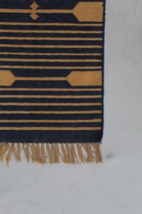 Alfombra de área de algodón hecha a mano, alfombra geométrica lavable de gran tamaño para exportación - Product Image 2