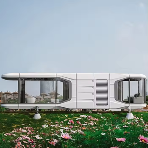 Casa prefabricada de lujo, casa de contenedor de gabinete de estilo moderno de lujo, residencia de cápsula de estilo de hotel de configuración de toda la casa - Product Image 1