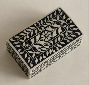 Caja de Joyería de Lujo Hecha a Mano en MDF con Incrustaciones de Hueso, Acabado Pulido, Tacto Real, Color Natural, Diseño Animal y Náutico, Ecológica, Decoración para el Hogar - Product Image 5