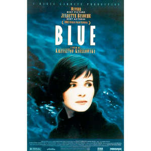 Modern Blue <b>Poster</b> in Three Colors Made of Paper for Wall Usage - Product Image 1