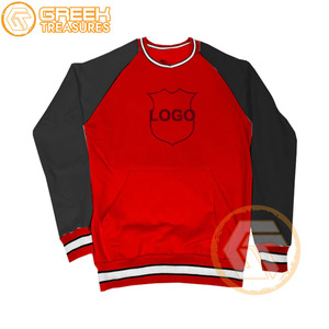 Sudadera bordada de lana de algodón Alfa de alta calidad, jersey de hermandad personalizado, estampado transpirable de fraternidad - Product Image 5