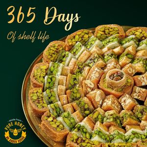 Halva Baklava กระเป๋าพิสตาชิโอขนาดใหญ่มีหลายแบบ750gm ขนมขนาดเล็กแบบใหม่ขายดี - Product Image 4