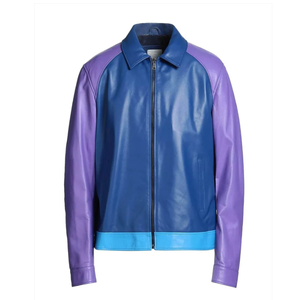 แจ็คเก็ตหนังรุ่นฮิตปี 2026 สำหรับผู้ชายและผู้หญิง แฟชั่นใหม่สไตล์วินเทจ คอตั้ง โลโก้ด้านหน้า กันลม เป็นมิตรกับสิ่งแวดล้อม - Product Image 4