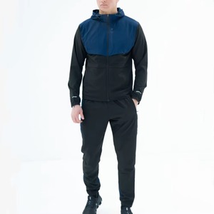 Survêtement coupe-vent léger en polyester spandex tissé entièrement personnalisable Ensemble de survêtements de course à pied pour hommes 2026 - Product Image 1