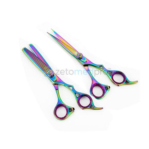 Outils de salon de coiffure 5 en 1, ensemble de ciseaux de coiffure multifonctionnels 5 en 1 pour le coiffage - Product Image 6