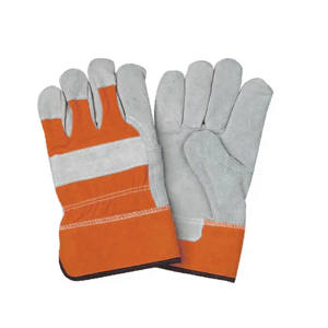 ถุงมือทำงานหนังวัวแท้แบบเรียบสำหรับผู้ชายและผู้หญิงของ Canadian Rigger ป้องกันไฟฟ้าสถิตย์ ป้องกันการสั่นสะเทือน ป้องกันการกระแทก ป้องกันการบาดเจ็บ - Product Image 5