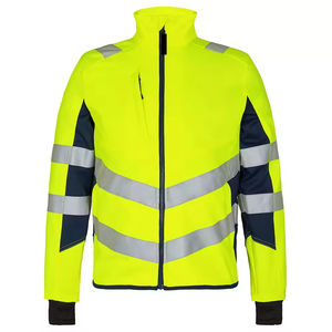 Vêtements de travail à manches longues Veste de sécurité réfléchissante industrielle en polyester avec caractéristiques de protection de sécurité électrique Veste pour homme - Product Image 1