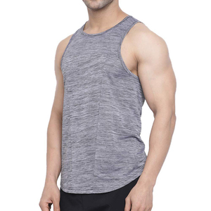 Nouvelle arrivée de débardeur pour hommes impression personnalisée meilleure vente de haute qualité à séchage rapide débardeur pour hommes vêtements d'entraînement Fitness - Product Image 2