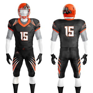 Jersey de Fútbol Americano Personalizado 100% Poliéster, Uniforme Personalizado Transpirable que Absorbe la Humedad, Sublimación de Alta Calidad - Product Image 1