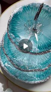 OFTEN RELATED DISPLAY HANDMADE DIY 3 Tier Round Shape Fruit Tray Epoxy <b>Mold</b> Tea Tray Table <b>Silicone</b> <b>Mold</b> for <b>Resin</b> - Product Image 2