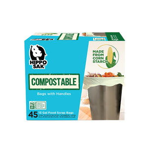 Sacs compostables Hippo Sak 13 gallons, prix usine, qualité supérieure, vente en gros, expédition en vrac prête à l'emploi - Product Image 5