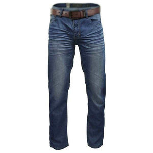 Vente en gros de pantalons jeans pour hommes, denim formel décontracté, lavages de couleur foncée et clair, nouveau tube droit élastique à la mode - Product Image 1