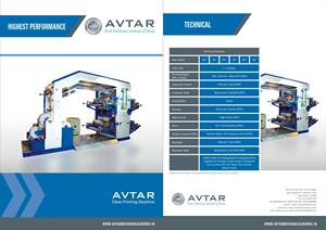 Machine d'impression flexographique Avtar Mechanical Works AMWFLEXO, machine à fabriquer des sacs - Product Image 3