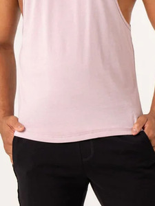 Logo personnalisé fabricant de haute qualité Gym débardeur sans manches Muscle course respirant sport entraînement coton hommes débardeurs - Product Image 5