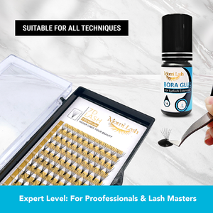 Paquetes adhesivos individuales disponibles personalizables 1s de secado rápido Black Bora pegamento líquido impermeable para extensión de pestañas 3G 5G 10g - Product Image 3