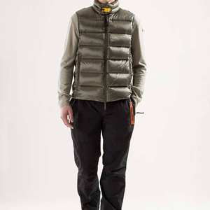 Blouson matelassé pour homme en toile, col montant, à capuche, imperméable, haut de gamme, mode d'hiver, style Y2K, sans manches, grande taille - Product Image 4