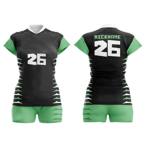 Uniforme de Voleibol para Mujer, Traje Deportivo Femenino Personalizado por Sublimación, Ropa de Voleibol Transpirable con Logotipo, Servicio OEM - Product Image 1