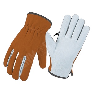 Hot Selling Cowhide Split Leather Safety <b>Gloves</b> Protective Hand Protection for <b>Drivers</b> Working <b>Gloves</b> for Daily Use - Product Image 6