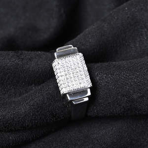 NOVAMART Fine Premium 925 Pure Sterling <b>Silver</b> <b>Rings</b> for <b>Men</b> Gold Plated with Adjustable Size Wholesale Export - Product Image 2