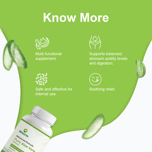 MINGYAN saf organik <span class=keywords><strong>Aloe</strong></span> <span class=keywords><strong>Vera</strong></span> özü kapsülleri-bağırsak ve bağışıklık desteği için 130,000mg eşdeğer sindirim sağlık takviyesi - Product Image 6