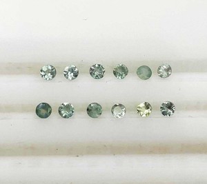 Lote de piedras preciosas sueltas de corte redondo de Alejandrita natural de 2,25 MM, piedras preciosas facetadas de Alejandrita de alta calidad - Product Image 5