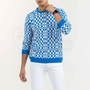 Warm Wool Pullover for Men Horse Riding & Outdoor Equestrian Sweater - Product Image 5