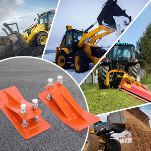 AMBITION Auto Parts Doble Hexágono Cerraduras Tuercas Pernos para Hojas de Nieve Grava Esparcimiento Tractor Cubo Protector Borde Antideslizante - Product Image 3