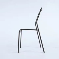 Chaise de salle à manger moderne en métal pour usage intérieur/extérieur, idéale pour la maison, le bureau, le salon, l'école ou la salle de bain - Vente en gros Vietnam