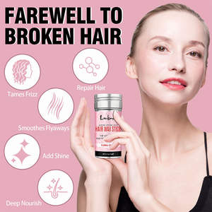 Pomada Profesional Anti-Frizz para Mujer, Fijación Fuerte, Crema Suavizante para Cabello Rebelde y Barba, para Extensiones de Cabello - Product Image 1