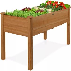 Hochbeet aus Holz mit Fuß kappen für Home Yard Planter - Product Image 2