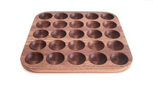 Meilleure vente Finition naturelle Petite mangue Porte-oeuf en bois fait à la main Rustique pour décor de cuisine de ferme - Product Image 6