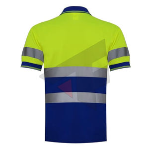 Camisetas de Alta Visibilidad Personalizadas con Camisetas de Trabajo de Construcción, Camiseta Polo de Seguridad de Poliéster y Algodón - Product Image 2
