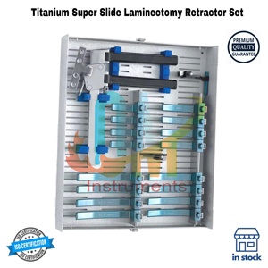 Juego de Retractores Quirúrgicos Manuales Premium, Básico, de Titanio Sólido, Certificado ISO, Retractor de Laminectomía Super Slide para Cirugía de Columna Vertebral - Product Image 6