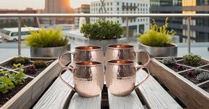 Hot Selling Moscow Mule <b>Copper</b> Mugs Solid <b>Copper</b> Hammered Metal Mug <b>Copper</b> <b>Cups</b> for Moscow Mule New Creative <b>Cup</b> - Product Image 5