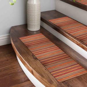 Alfombra en Tonos Otoñales, Alfombra Otoñal, Alfombras Rojas, Alfombra Moderna, Alfombra Elegante, Alfombra para Entrada - Product Image 3