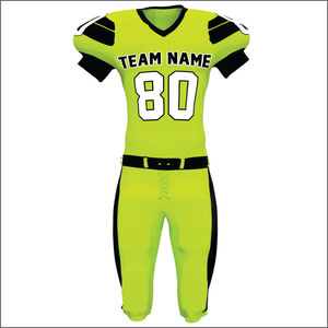 Uniformes de football américain 100% polyester respirants personnalisés de haute qualité ensemble de Offre Spéciale de conception imprimée à manches courtes - Product Image 2