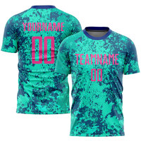 Uniformes de Fútbol Retro Personalizados al por Mayor, Camisetas de Fútbol Unisex de Alta Calidad, Transpirables, 100% Poliéster, Manga Corta