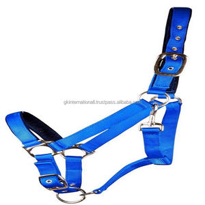 Cabestro de nailon para caballos, alta calidad, bajo precio, productos de carreras ecuestres, personalización disponible, hecho en La India, caballo Halter - Product Image 1