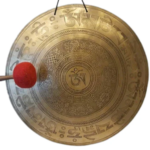 Gong Hecho a mano Monasterio tibetano Templo Gongs para oraciones religiosas Terapia de sonido Yoga Meditación al por mayor Precio barato - Product Image 1