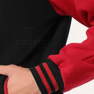 เสื้อแจ็กเก็ตเลตเตอร์แมนแขนยาวพิมพ์โลโก้ออกแบบได้ตามต้องการ - Product Image 4