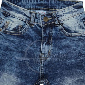 Los pantalones vaqueros ligeros con lavado ácido más vendidos, transpirables, rectos, estilo informal - Product Image 4