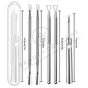 Outil professionnel pour cuticules, pousse-cuticules et nettoyeur double face pour un soin détaillé et une préparation de surface lisse - Product Image 2