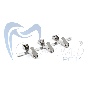 Cintre de film de X-RAY dentaire de haute qualité 5 doubles clips pour le maintien pendant le développement instrument orthodontique - Product Image 3